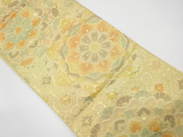 JAPANESE FUKURO OBI / WOVEN FLOWER